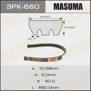 Ремень ручейковый MASUMA 3PK660