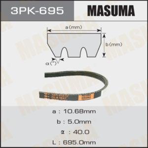 Ремень ручейковый MASUMA 3PK695