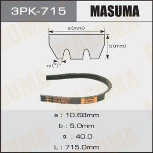 Ремень ручейковый MASUMA 3PK715