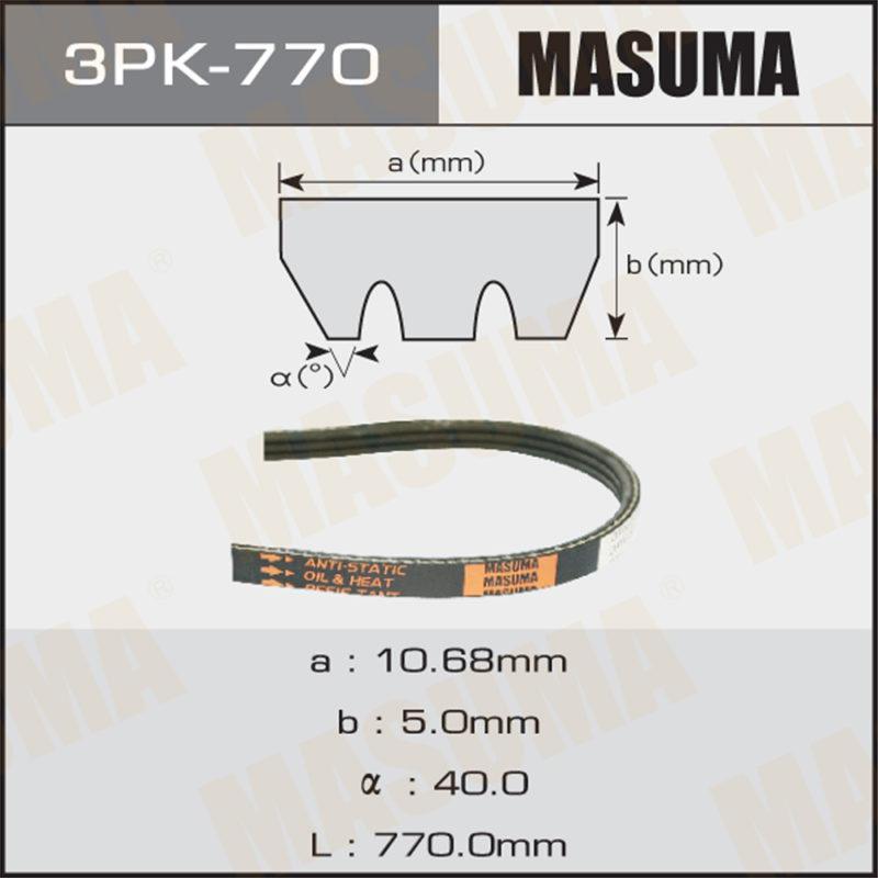 Ремень ручейковый MASUMA 3PK770