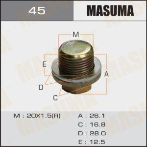 Болт маслосливной MASUMA 45