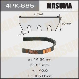 Ремінь струмковий MASUMA 4PK885