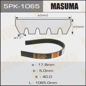 Ремень ручейковый MASUMA 5PK1065
