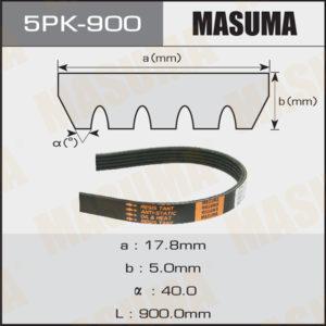 Ремень ручейковый MASUMA 5PK900