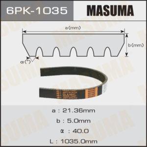 Ремінь струмковий MASUMA 6PK1035