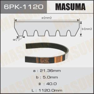 Ремінь струмковий MASUMA 6PK1120