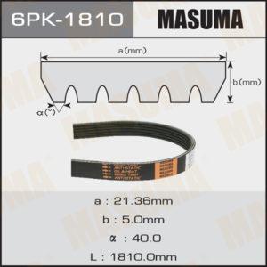 Ремінь струмковий MASUMA 6PK1810