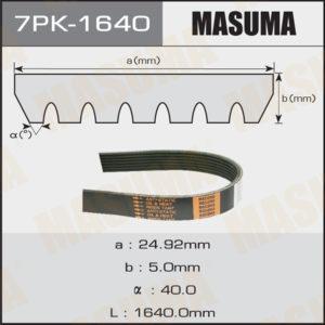 Ремень ручейковый MASUMA 7PK1640
