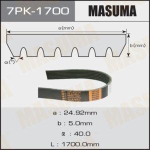 Ремінь струмковий MASUMA 7PK1700