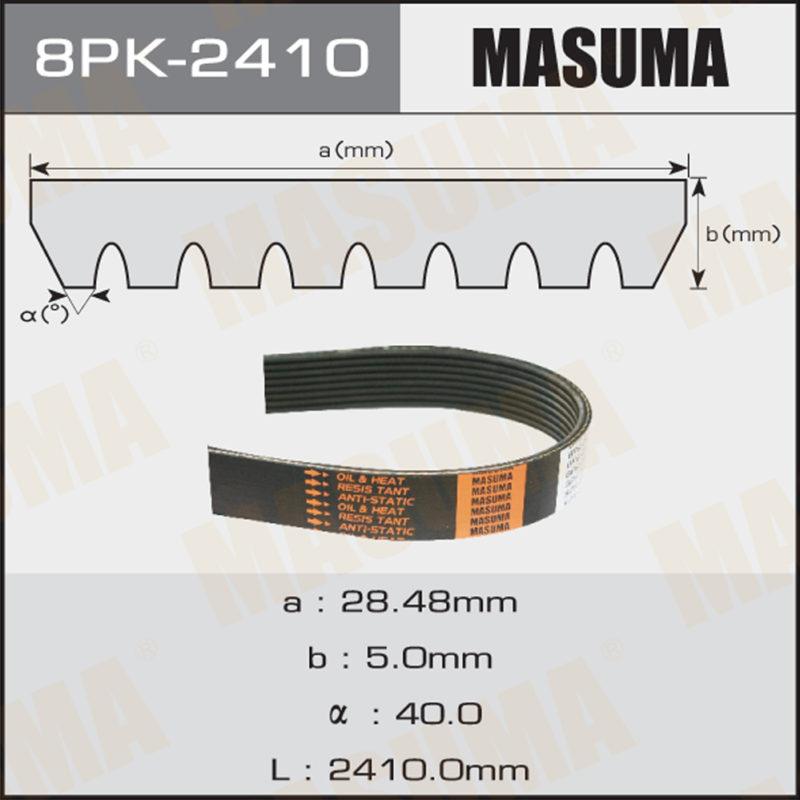Ремінь струмковий MASUMA 8PK2410