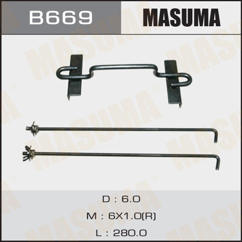 Крепление для АКБ типоразмер D  MASUMA B669
