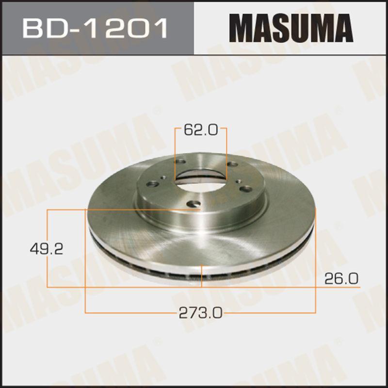 Диск тормозной MASUMA BD1201