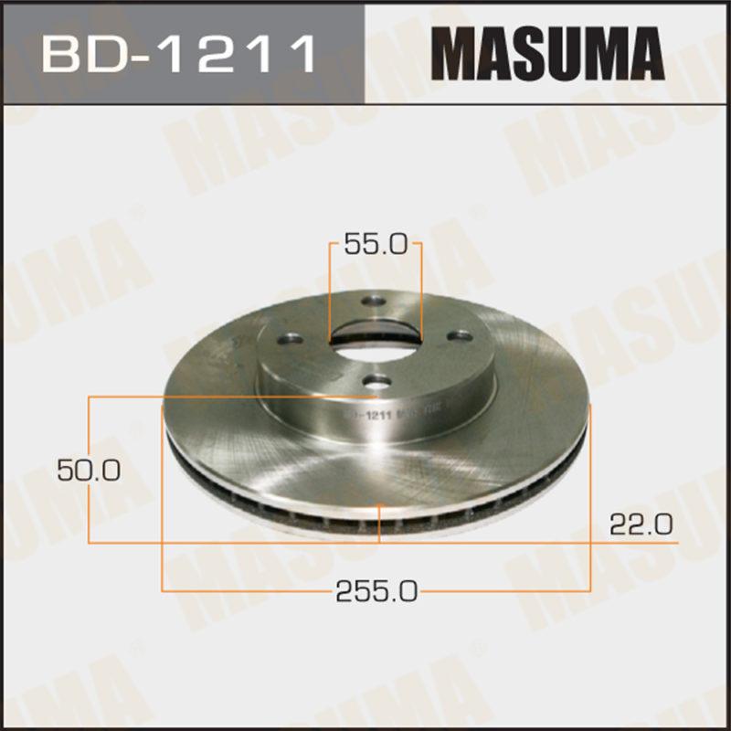 Диск тормозной MASUMA BD1211