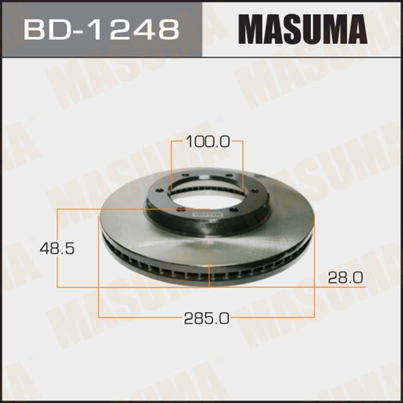Диск тормозной MASUMA BD1248