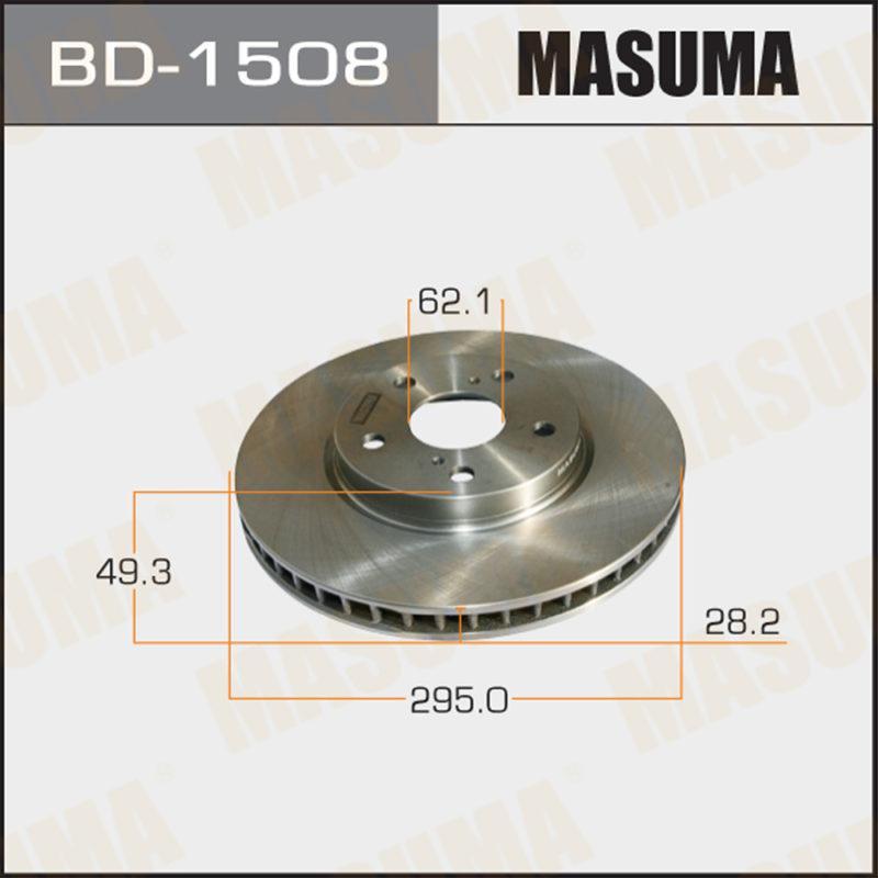 Диск гальмівний MASUMA BD1508