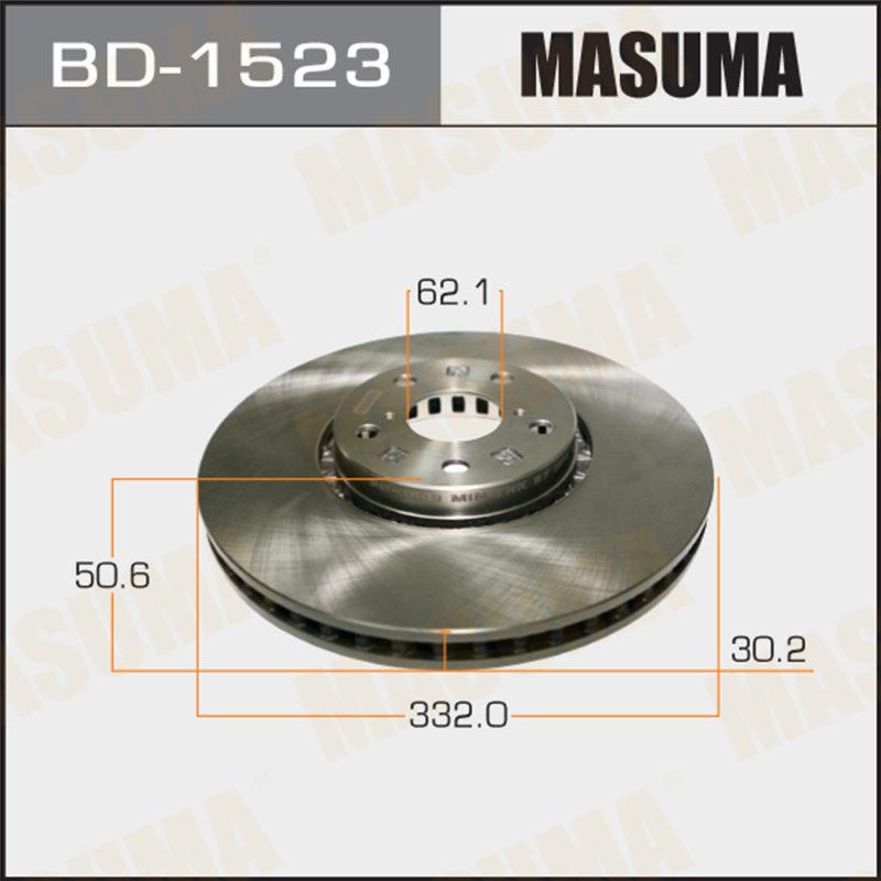 Диск тормозной MASUMA BD1523