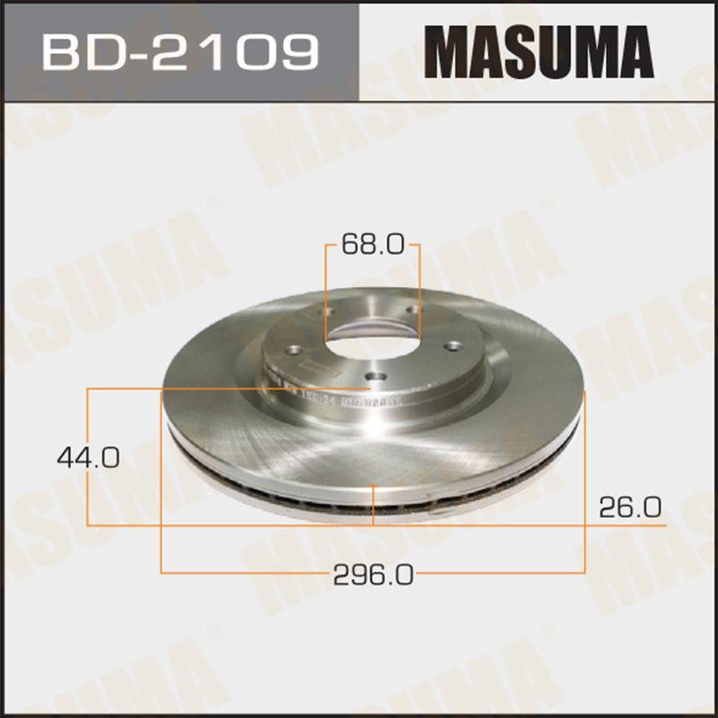 Диск тормозной MASUMA BD2109