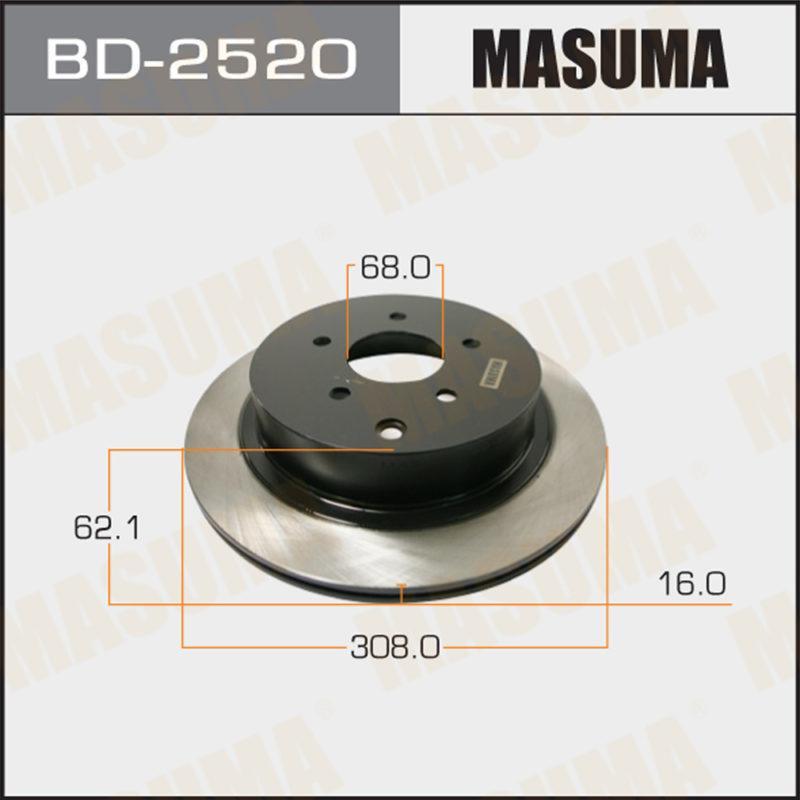 Диск тормозной MASUMA BD2520