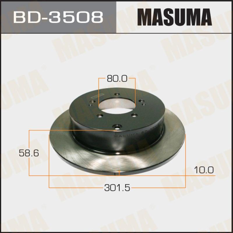 Диск гальмівний MASUMA BD3508