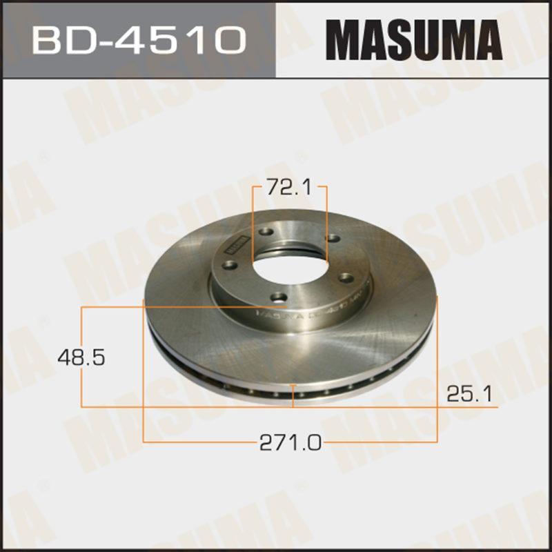 Диск тормозной MASUMA BD4510