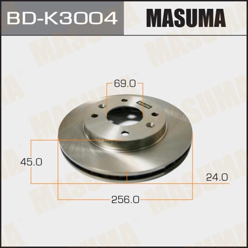 Диск тормозной MASUMA BDK3004