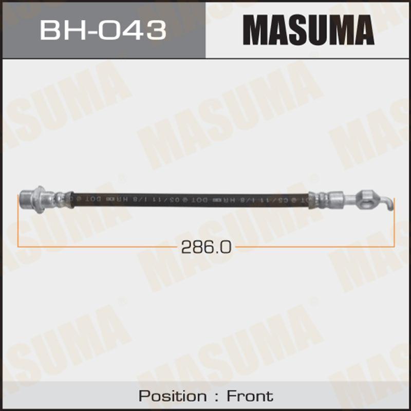 Шланг тормозной MASUMA BH043
