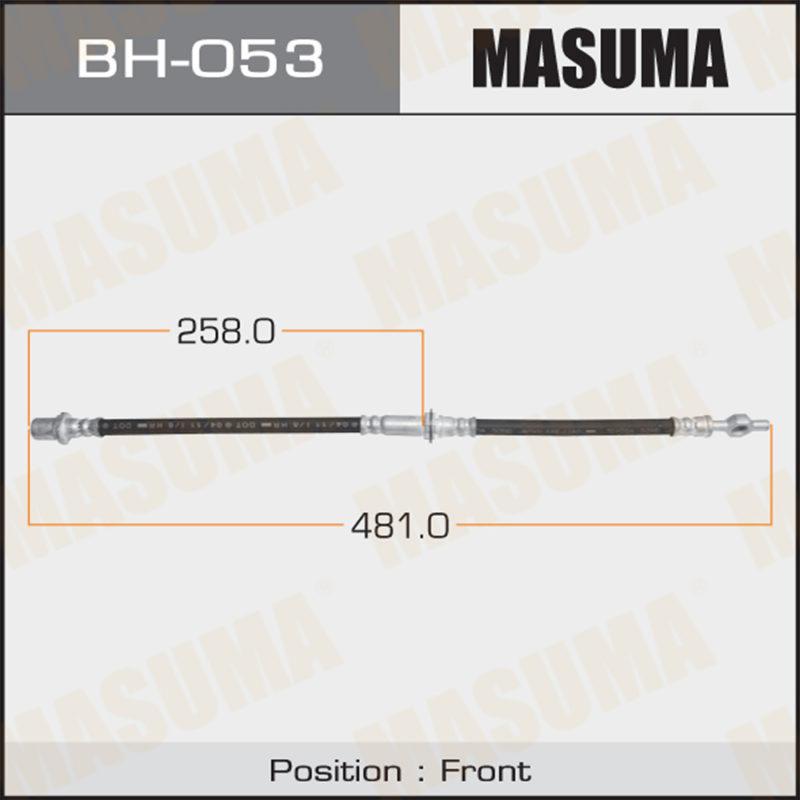 Шланг гальмівний MASUMA BH053