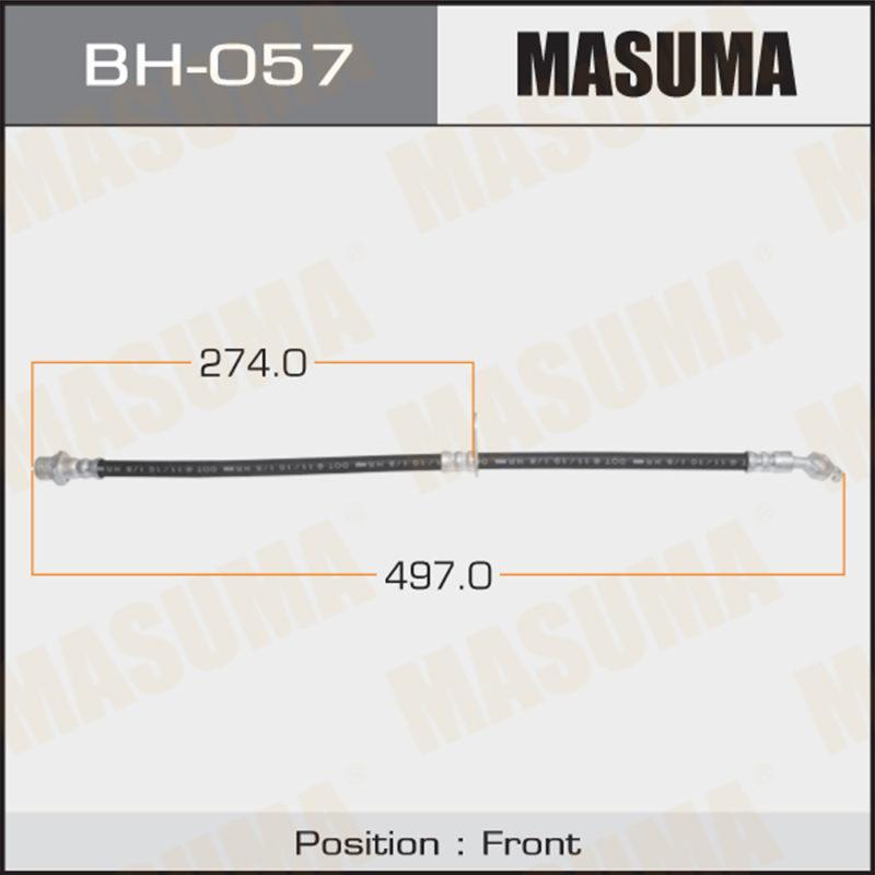 Шланг гальмівний MASUMA BH057