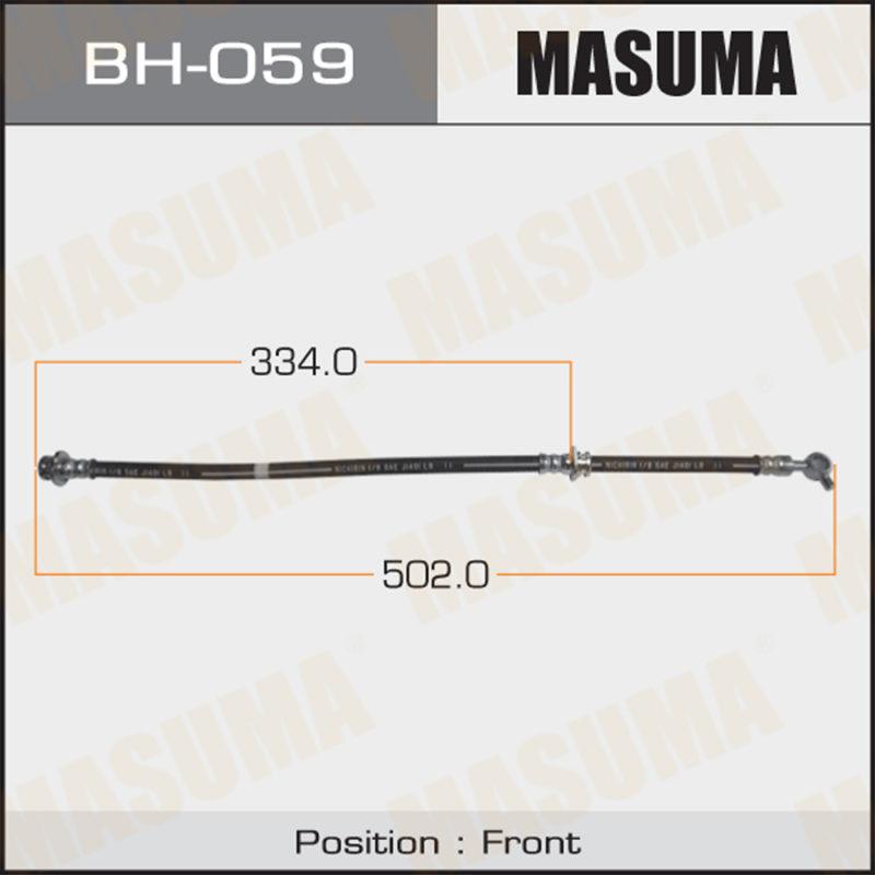 Шланг тормозной MASUMA BH059