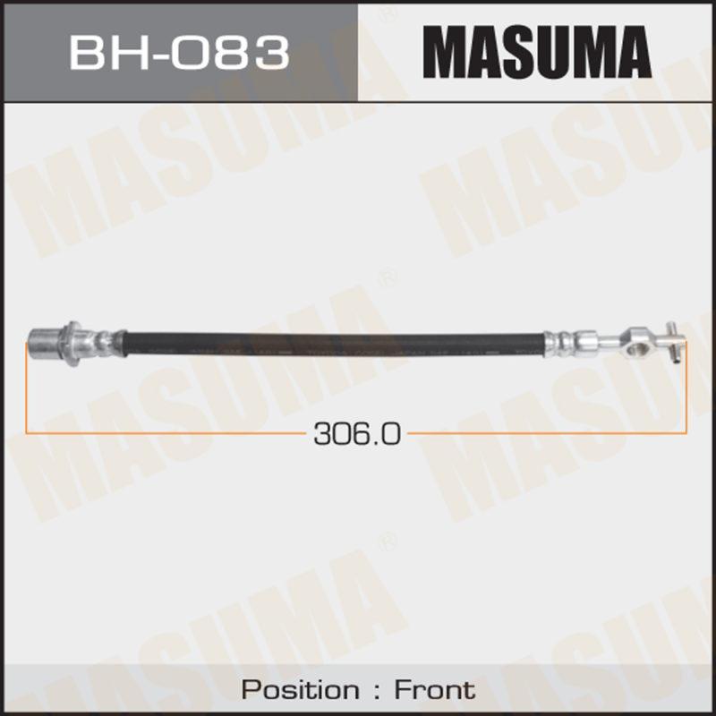 Шланг тормозной MASUMA BH083