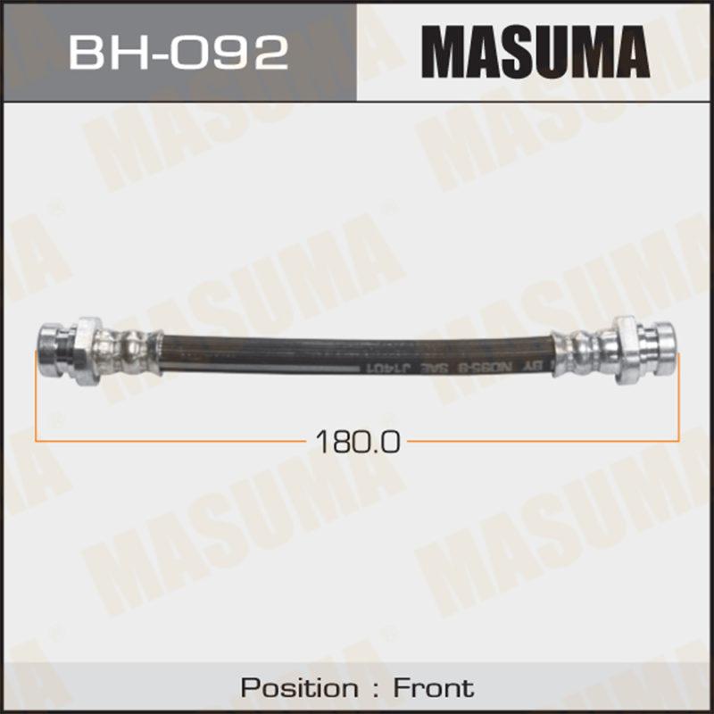 Шланг гальмівний MASUMA BH092