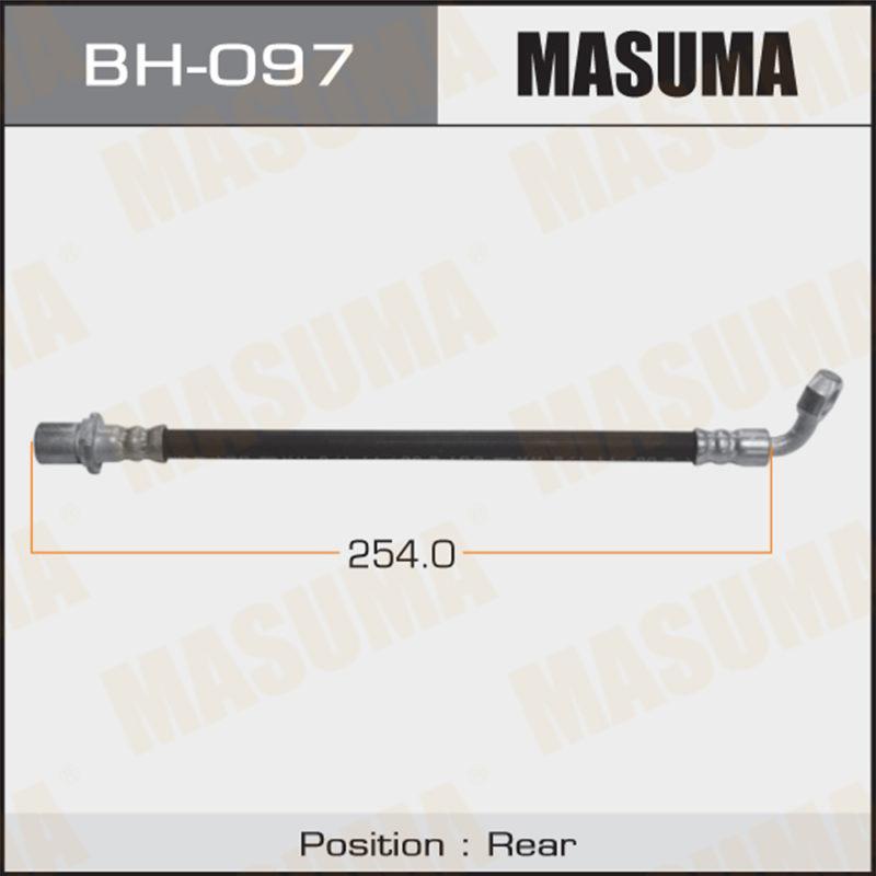 Шланг тормозной MASUMA BH097