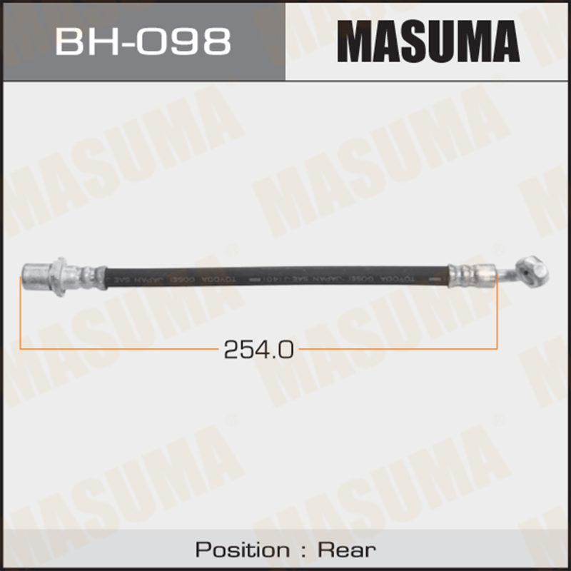 Шланг тормозной MASUMA BH098