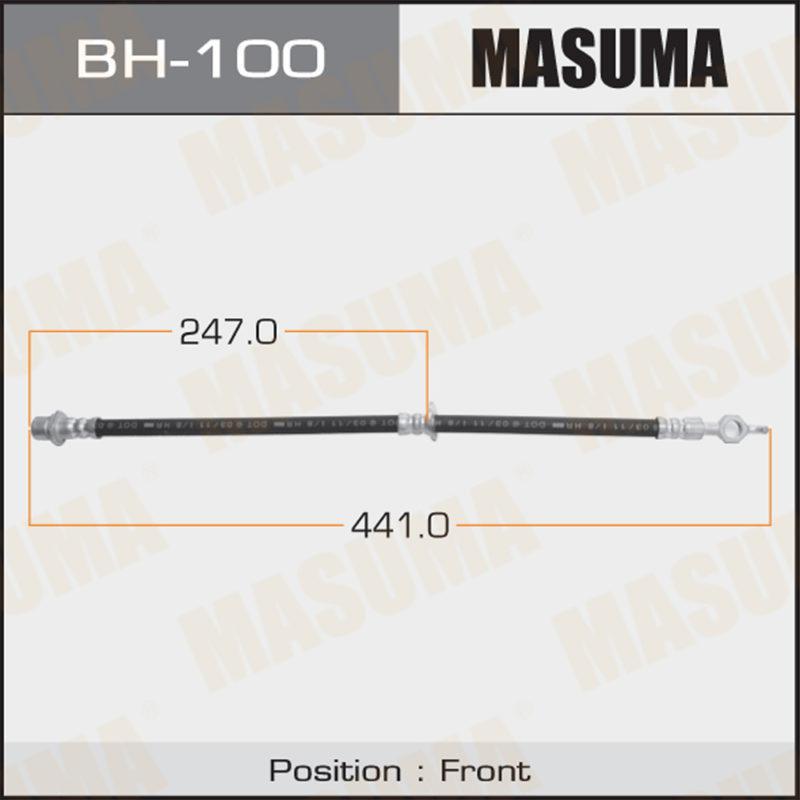 Шланг тормозной MASUMA BH100