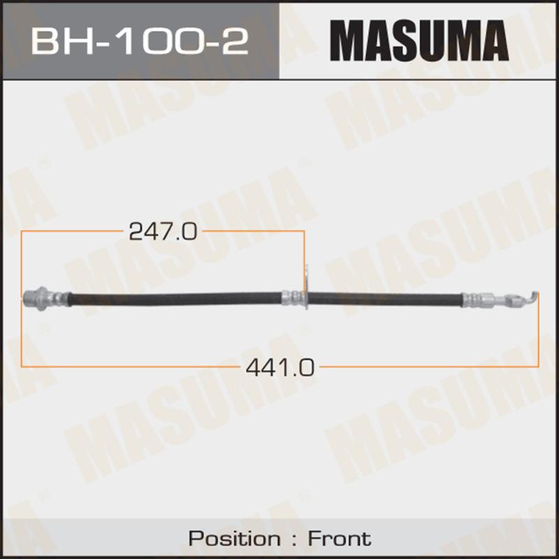 Шланг гальмівний MASUMA BH1002