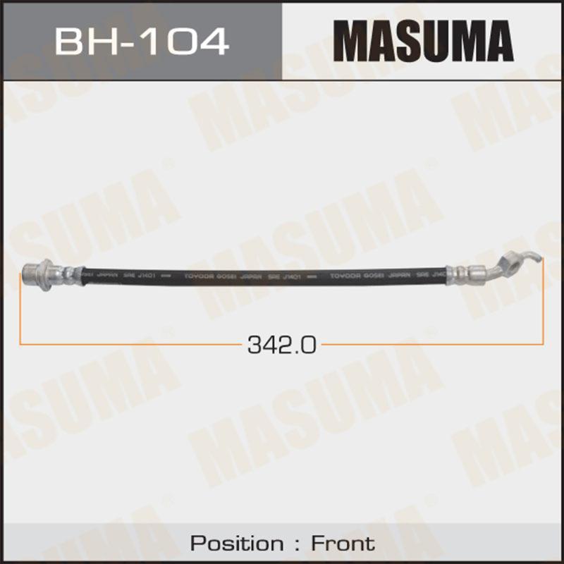 Шланг гальмівний MASUMA BH104