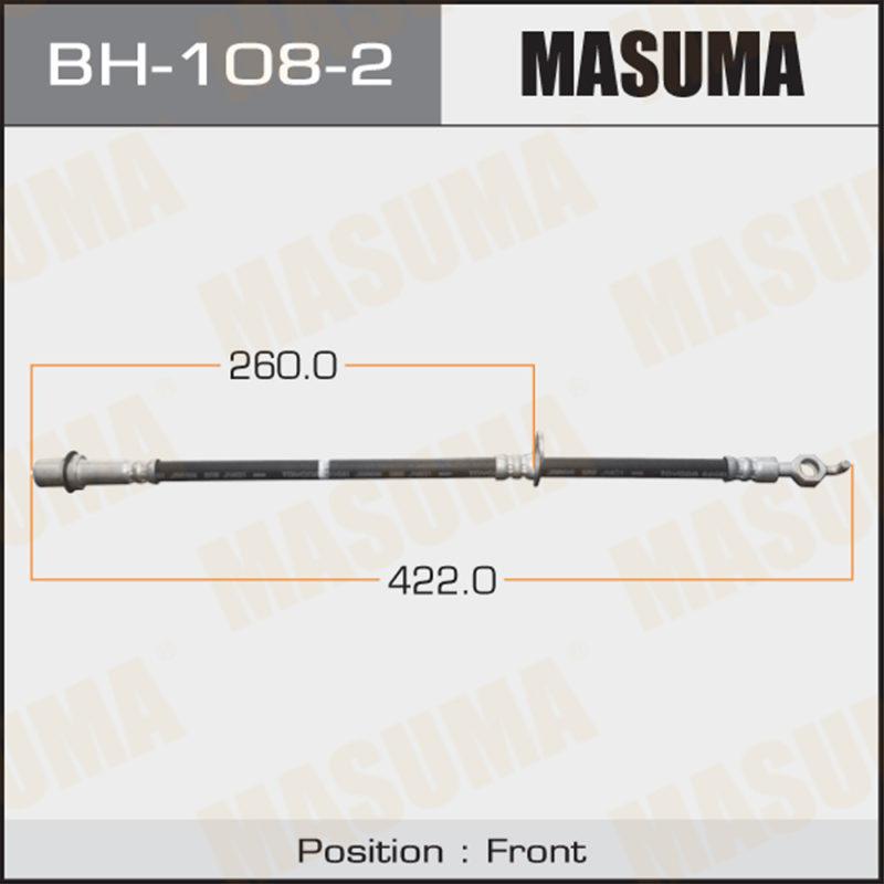 Шланг гальмівний MASUMA BH1082