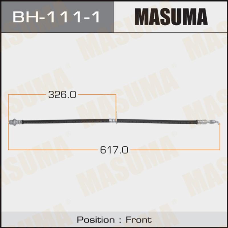 Шланг гальмівний MASUMA BH1111