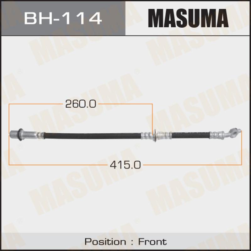 Шланг гальмівний MASUMA BH114