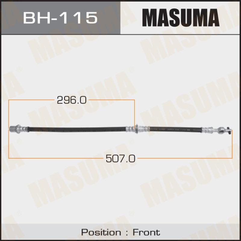 Шланг тормозной MASUMA BH115