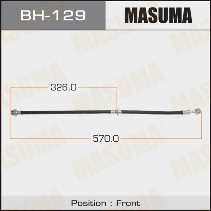 Шланг гальмівний MASUMA BH129