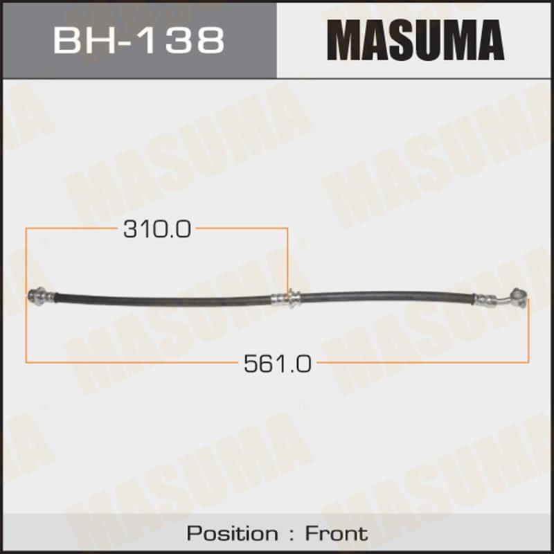 Шланг тормозной MASUMA BH138