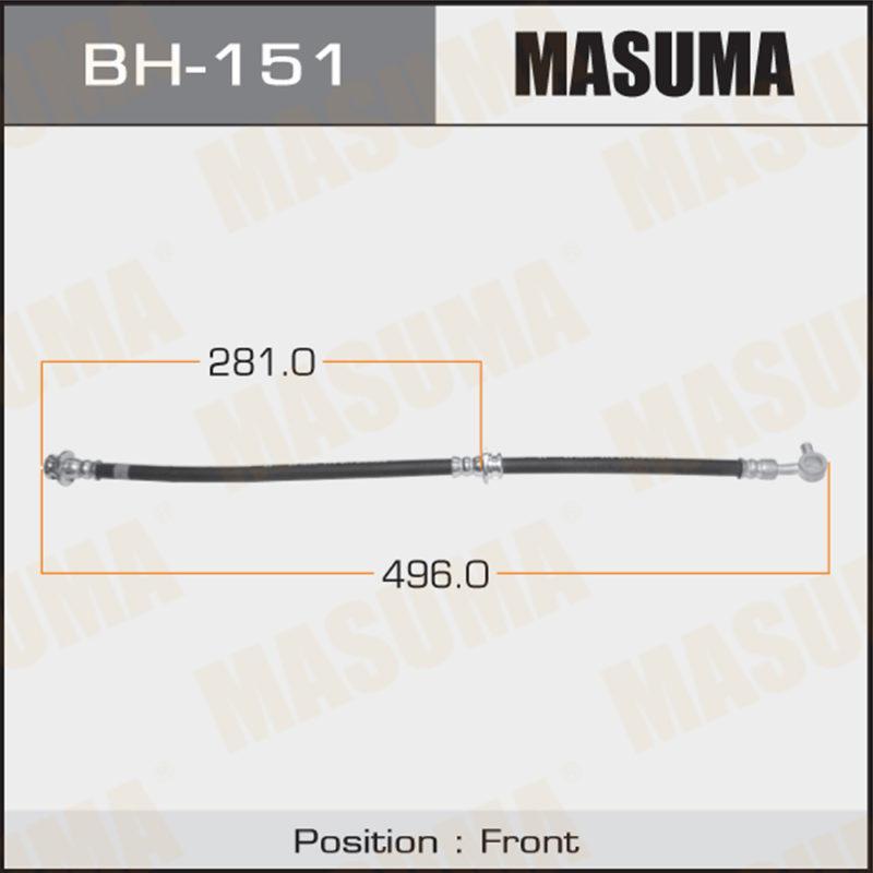 Шланг тормозной MASUMA BH151