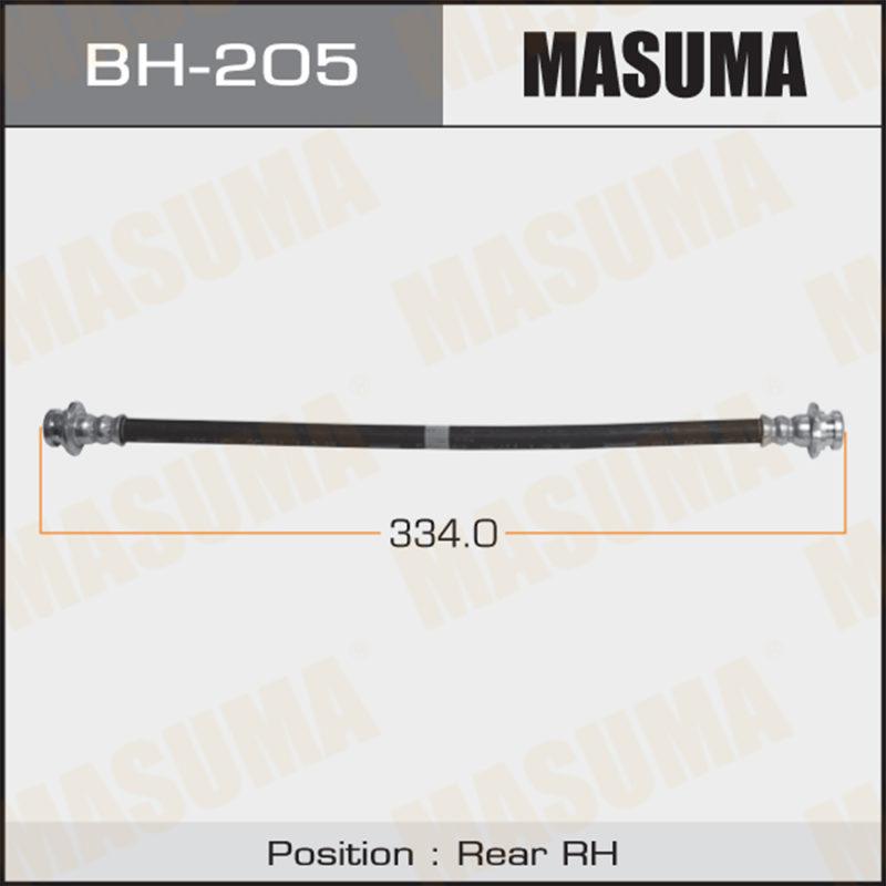 Шланг тормозной MASUMA BH205
