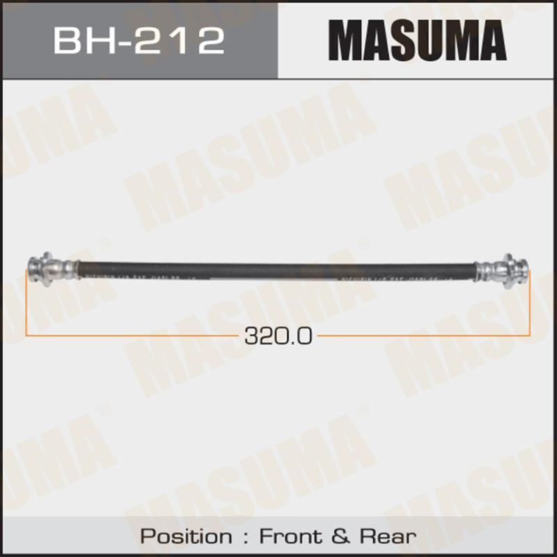 Шланг гальмівний MASUMA BH212