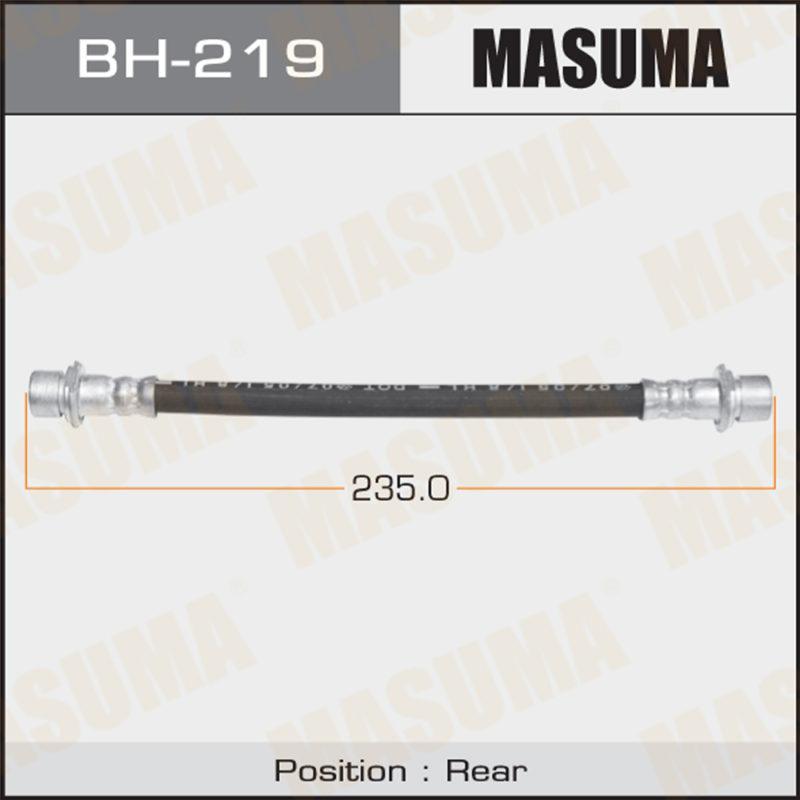 Шланг гальмівний MASUMA BH219
