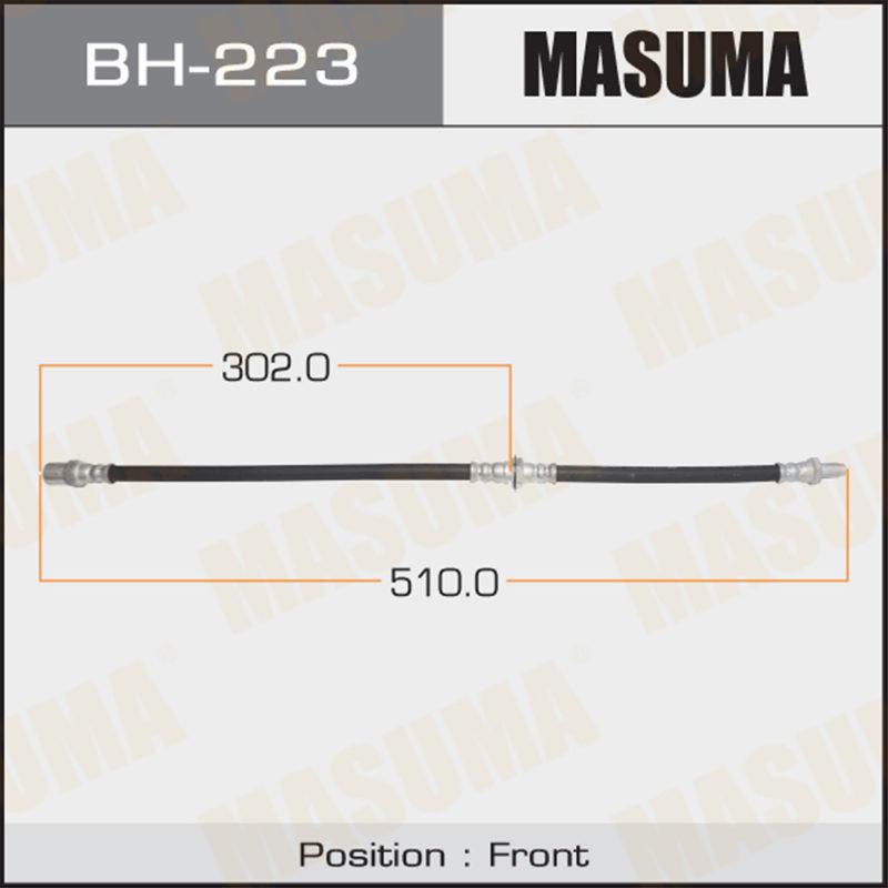 Шланг тормозной MASUMA BH223