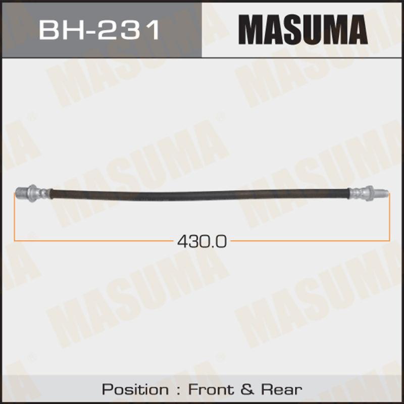 Шланг тормозной MASUMA BH231