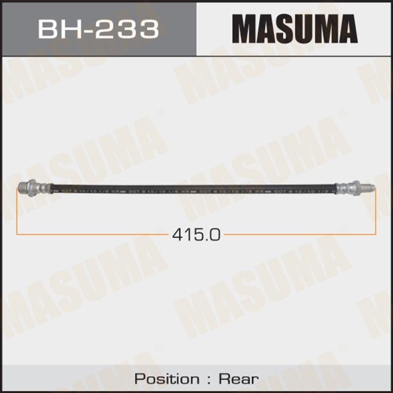 Шланг тормозной MASUMA BH233