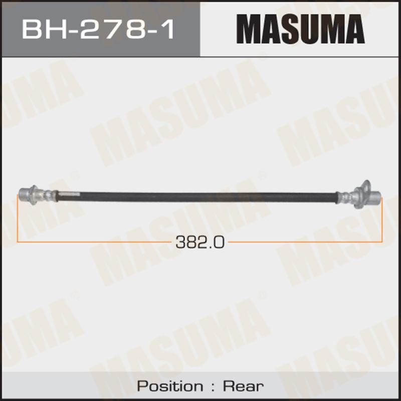 Шланг гальмівний MASUMA BH2781